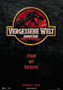 poster Jurassic Park 2 - Vergessene Welt