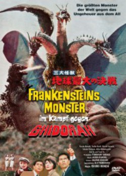poster Frankensteins Monster im Kampf gegen Gidorah