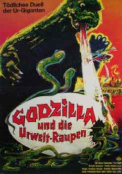 poster Godzilla und die Urweltraupen